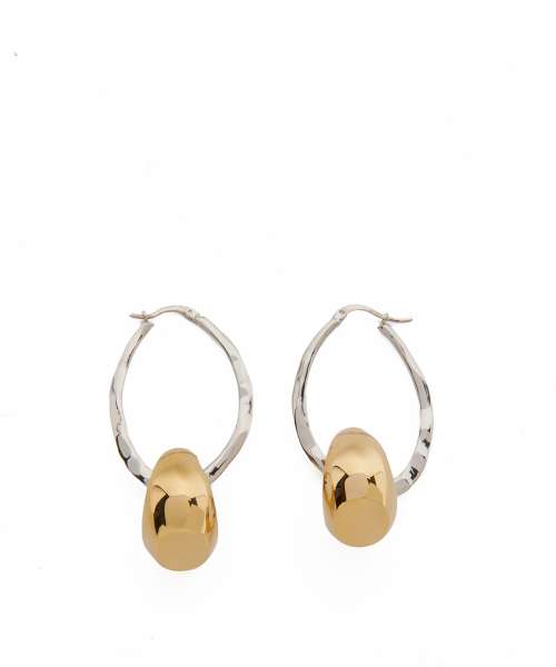 OVAL EARRINGS PALLADIUM