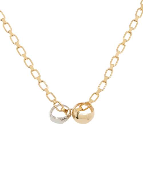 MODULÉE NECKLACE WITH DOUBLE RING CHARMS