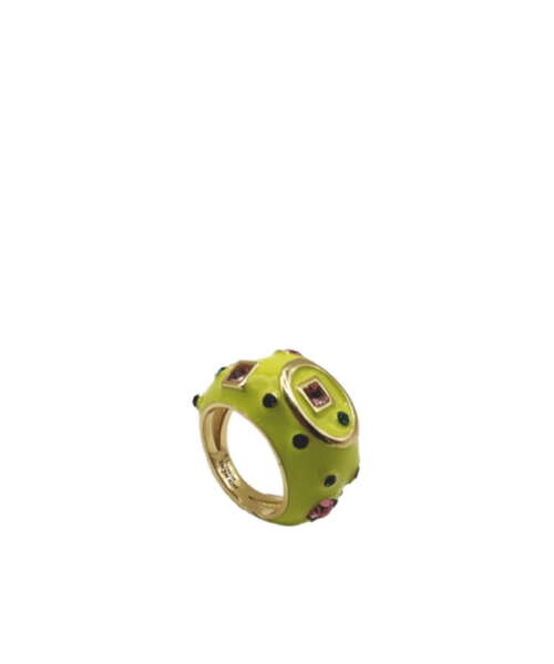 ANELLO SMALTATO LIME
