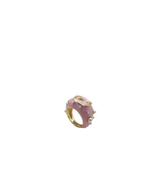 ANELLO SMALTATO ICY PINK
