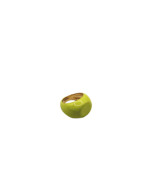 ANELLO CHEVALIER SMALTATO LIME