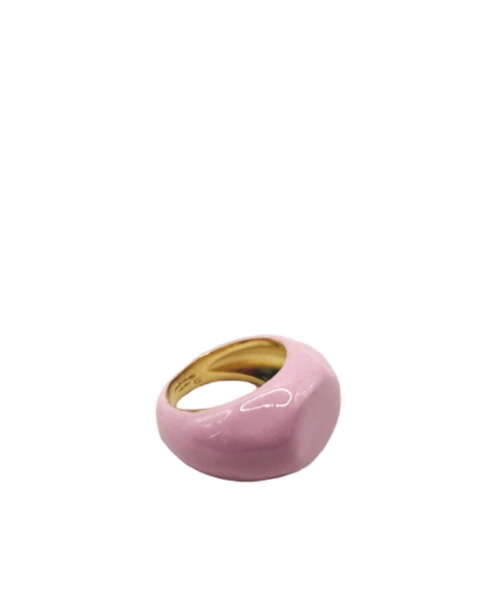 ANELLO CHEVALIER SMALTATO ICY PINK