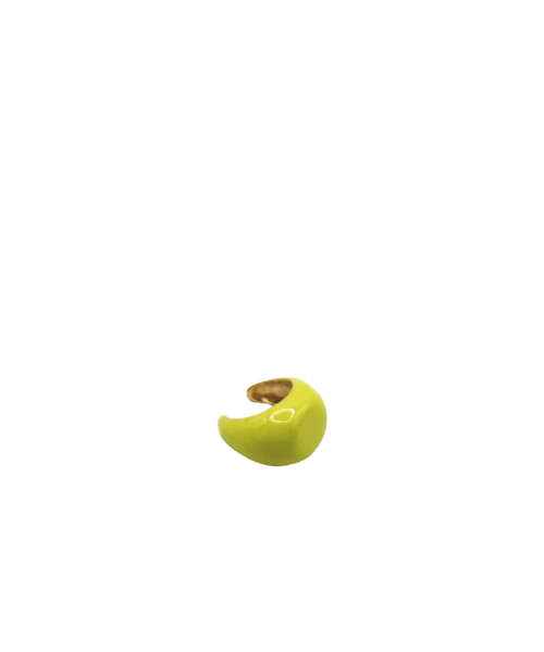 EAR CUFF CHEVALIER SMALTATO PICCOLO LIME