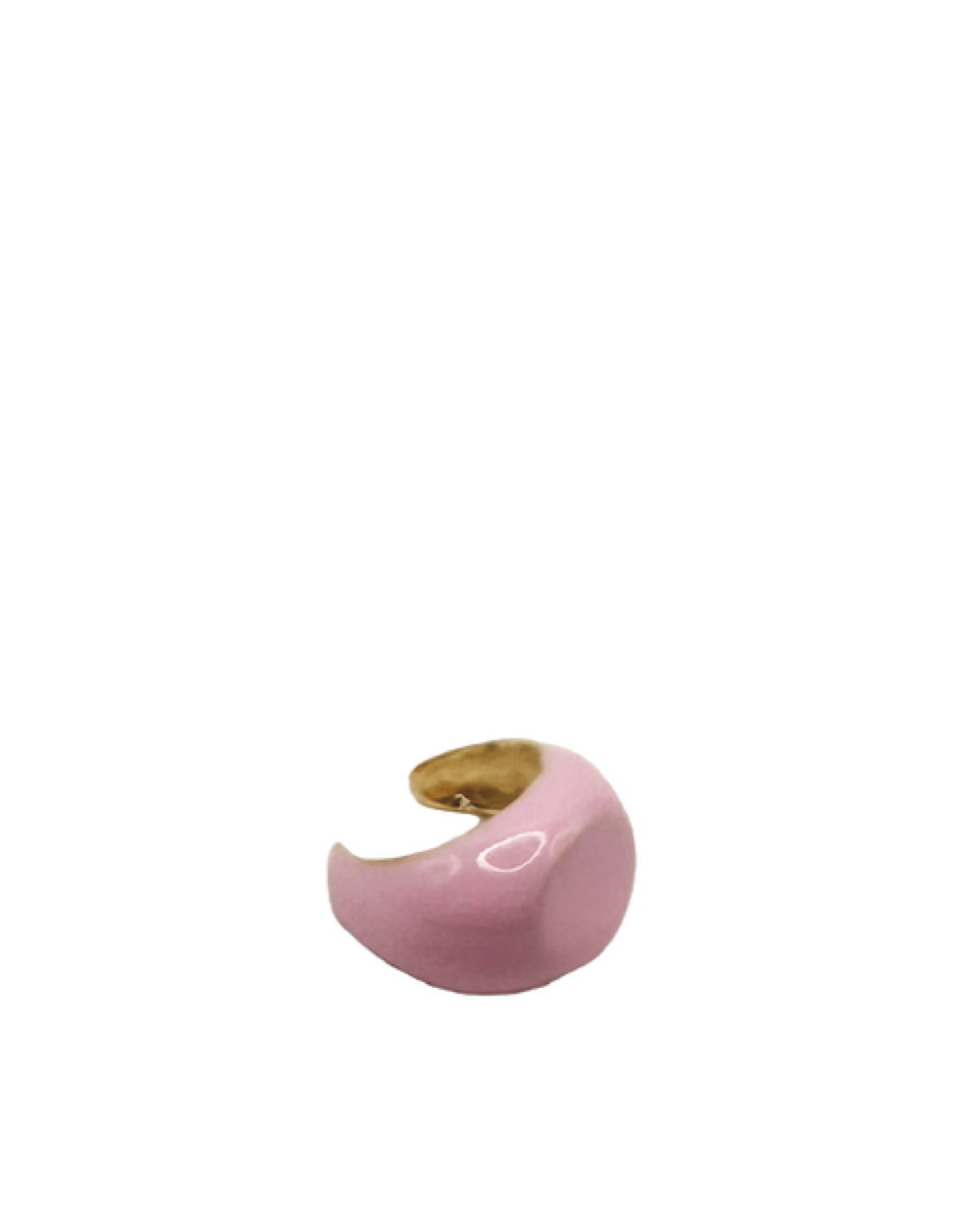 EAR CUFF CHEVALIER SMALTATO PICCOLO ICY PINK